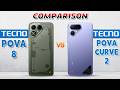 Tecno Pova 8 vs Tecno Pova Curve 2 : Which One is Best For You? 🤨