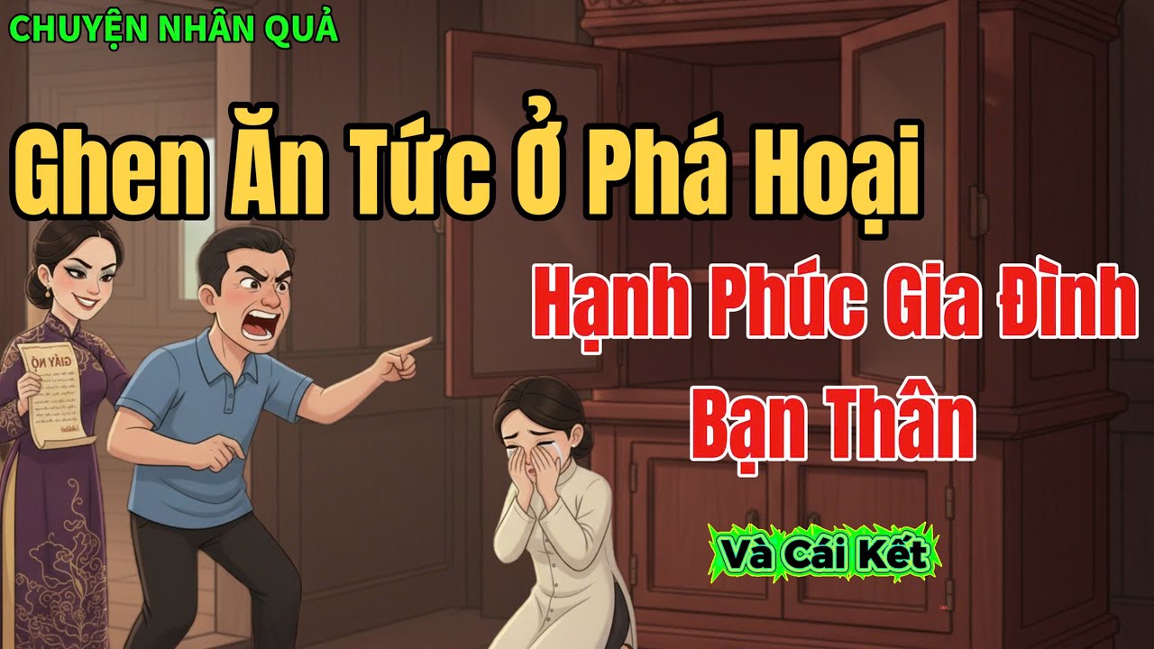 Ghen Ăn Tức Ở Phá Hoại Hạnh Phúc Gia Đình Bạn Thân Và Cái Kết! | Chuyện Nhân Quả