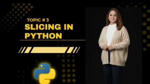 What is slicing in python 