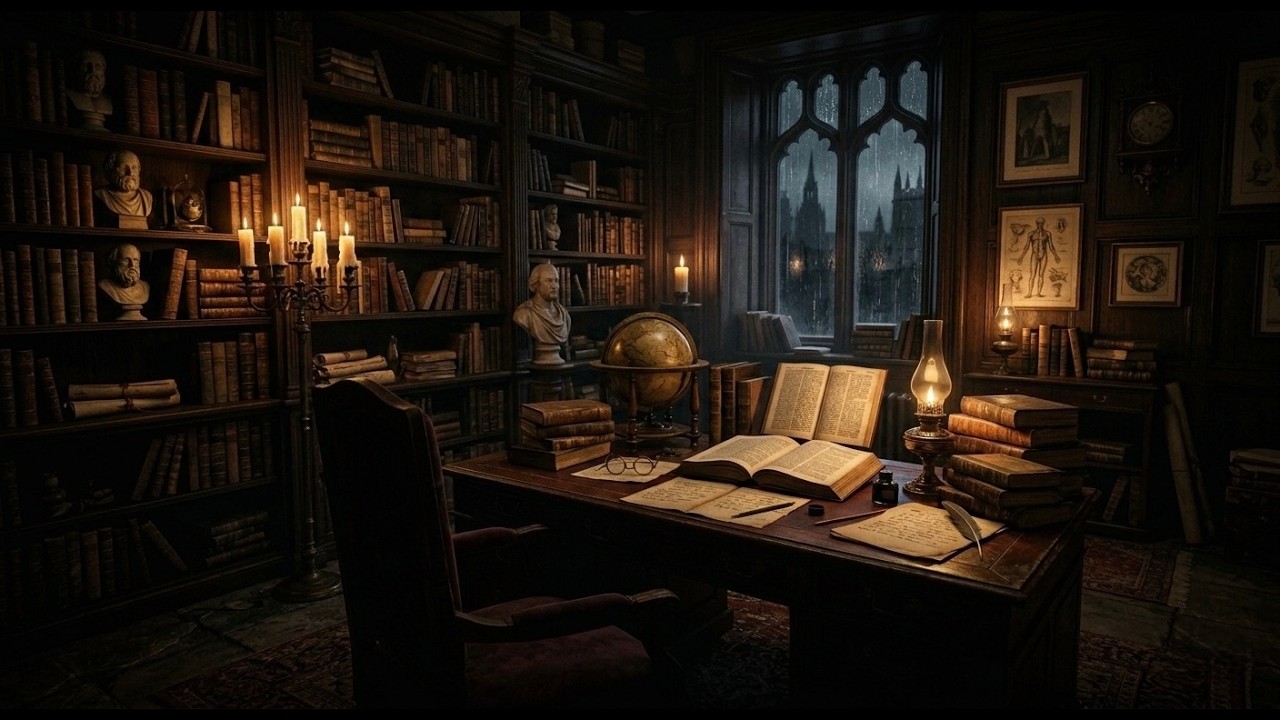 Dark Academia Gothic Study Music🕯️Dark Classical Slowed Piano (No Beats, No Lo-Fi)