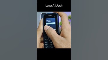 Lava A1 Josh Restore Factory Settings || Password Input Problem #lava