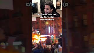 Nicks fans burn NY