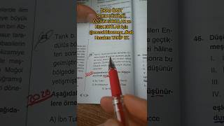 DKAB ÖABT SORU ÇÖZÜMÜ #ags2026 #öabt #dkab #kpss #yks2023tayfa #çıkmışsorular #ayt #shortvideo #yks