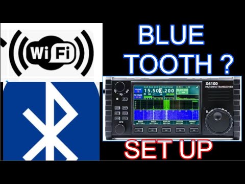 XIEGU-X6100 Full Wifi -Bluetooth Setup Up with ICOM IC-705