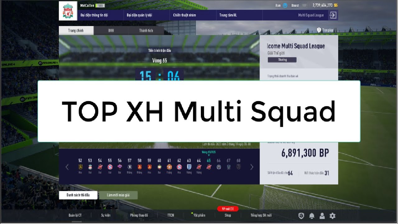 Xây Dựng ĐH Multi Squad  TOP Xếp Hạng | FIFA Online 4