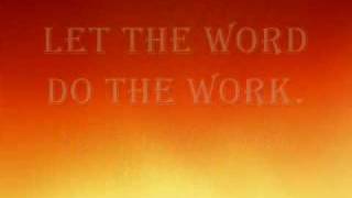 Video thumbnail of "Donald Lawrance - Let The Word Do The Word"