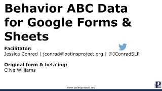 ABC Data for Google Forms and Sheets
