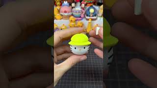 Adorable Hello Kitty Clay Art Handmade DIY #clayart #shorts #miniclay #handmadeclay #diy