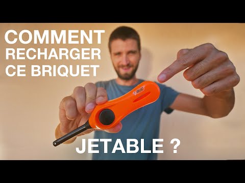 Comment RECHARGER cet ALLUME GAZ JETABLE en moins de 5 MIN ?