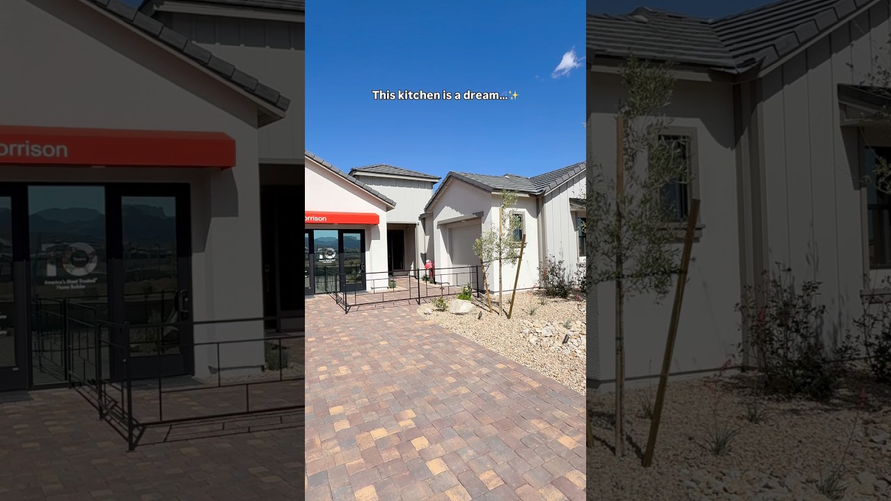 This open concept kitchen + great room space… 😍