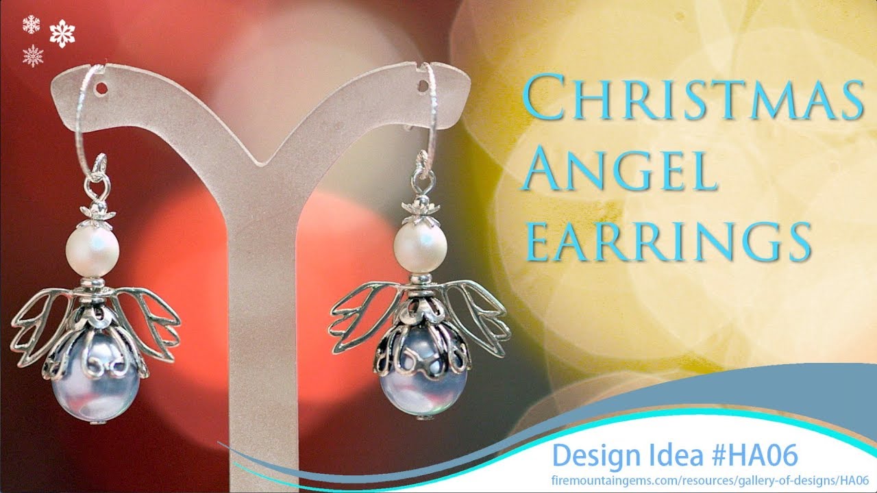 Christmas Angel Earrings YouTube