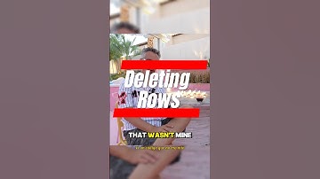 Deleting Rows My annual Black Friday sale is on now! BrentOzar.com/blackfriday