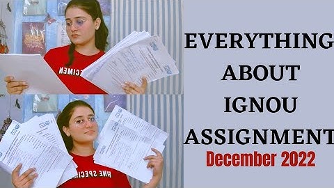 IGNOU Assignments 📝📚