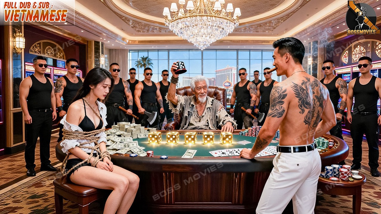 Thần Bài Về Hưu Nghe Tin Con Gái Bị Côn Đồ Bắt Vào Sòng Bài, Nóng Máu Dùng 1 Xu Đánh Sập Cả Sòng