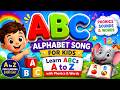 ABC Alphabet Song for Kids 🌈   Learn ABCs A to Z with Phonics &amp; Words