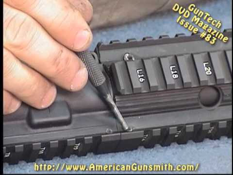 Diassembly Reassembly Of The Ruger Sr 556 Piston Mechanism Guntech Youtube