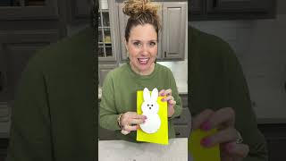 Peeps Bunny Vase for Flowers-FREE TEMPLATE