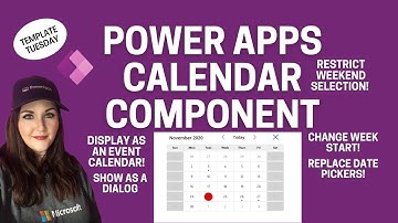 Power Apps Custom Calendar and Date Picker Component