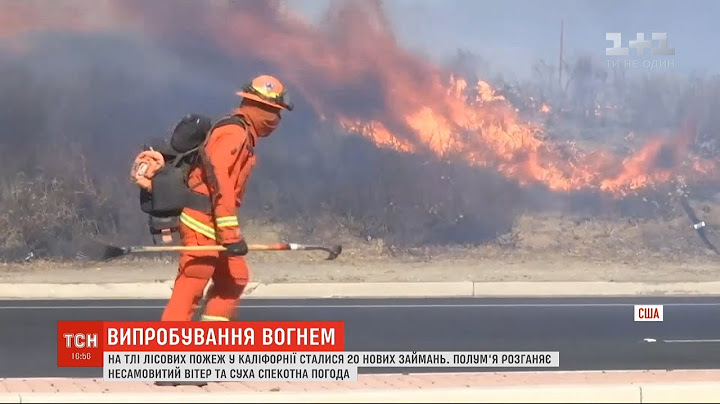 Пожежі в Каліфорнії стихнуть, ймовірно, лише наприкінці тижня – метеорологічна служба