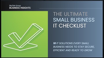 10 IT Solutions Every Small Business Needs to Stay Secure & Scalable