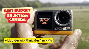 Izi One Lite 5k Action Camera Review|| 5k Action Camera  Best Action Camera 2025? Frugal Tech