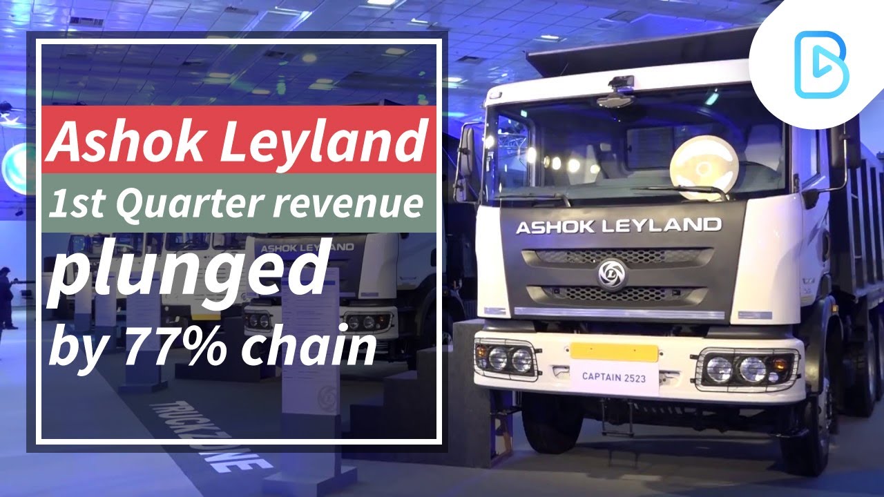 Ashok Leyland Q1 revenue crashes 89 YoY News YouTube