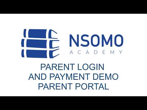 Nsomo Academy - Parent login and payment demo