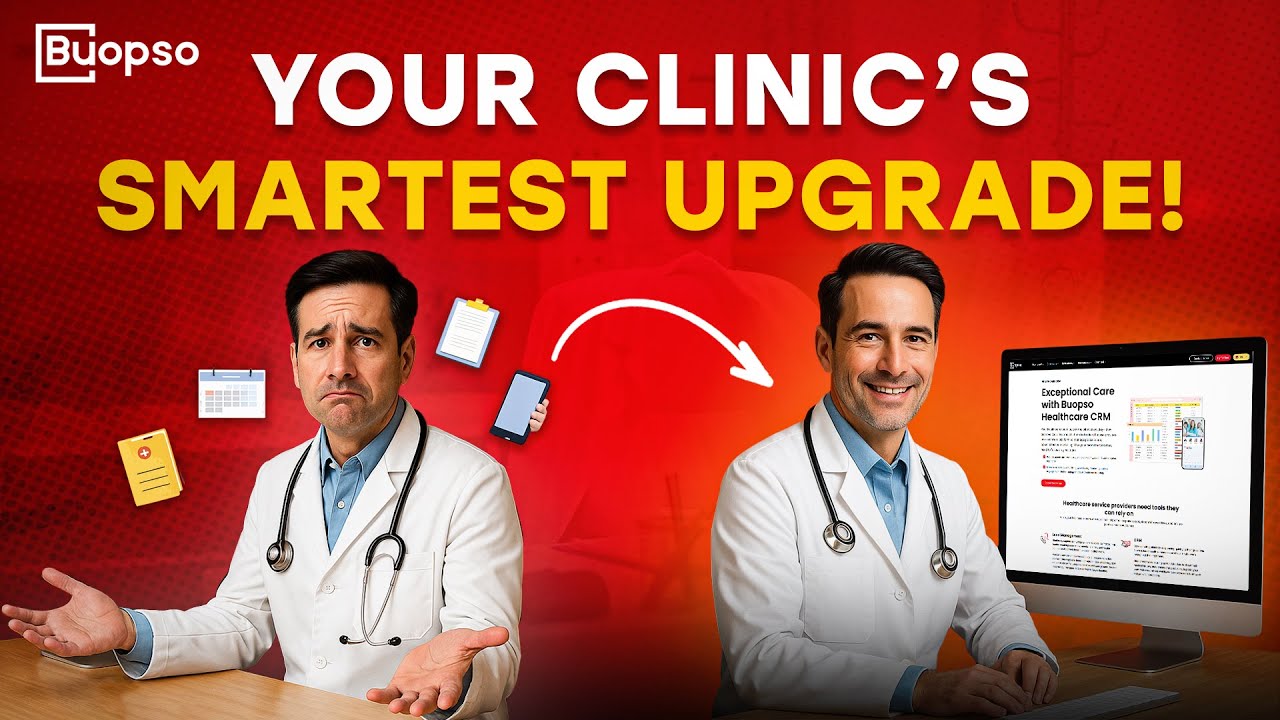 How Buopso CRM Automates Your Clinic Like a Pro! | BUOPSO CRM | HEALTHCARE  CRM | HINDI VIDEO