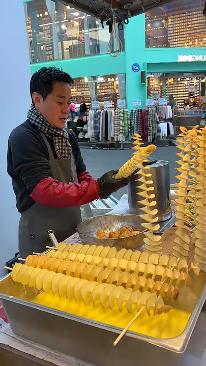 incredible 88cm tornado potato/Korean streetfood #streetfood #potato #tornadopotato