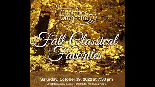 Fall Classical Favorites - Long Prairie Chamber Orchestra Fall Concert   October 29, 2022