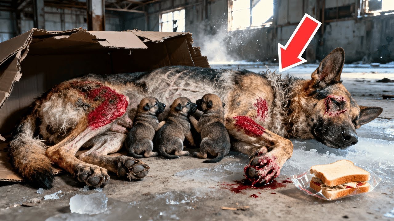 A Mother Dog Risked Her Life to Feed Her Puppies — What Happened Next Moved Everyone