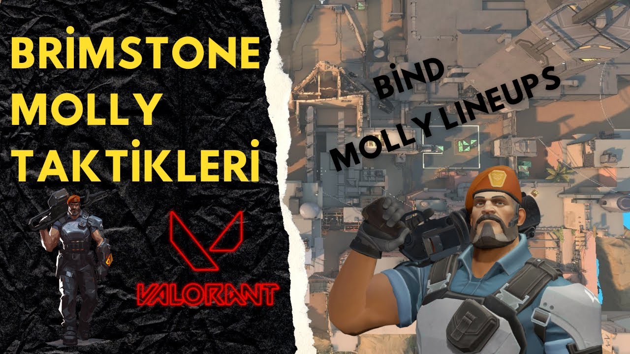 Valorant Brimstone Molly Taktikleri Bind Haritası / Perfect PostPlant