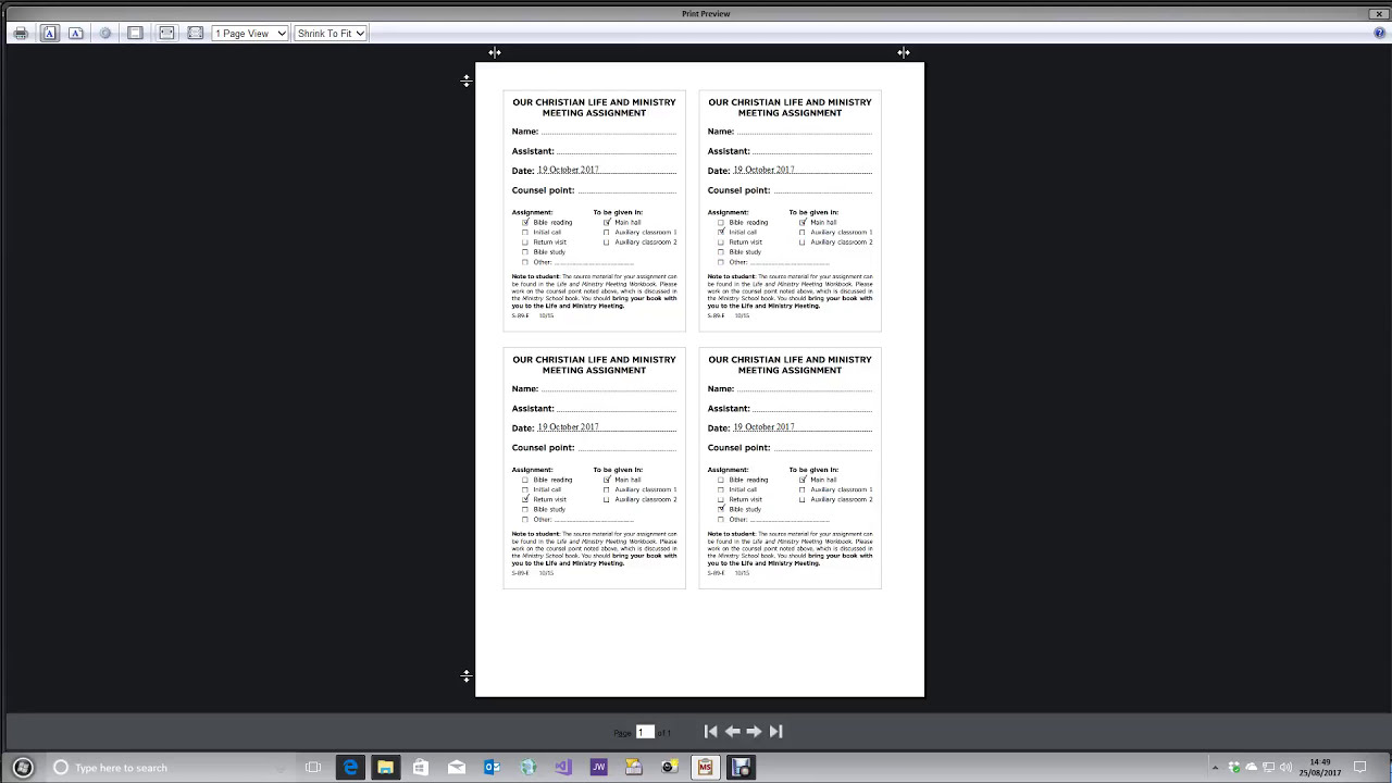 Using S 89 Assignment Slips - YouTube