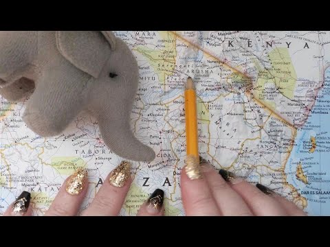 ASMR ~ Arusha, Tanzania History & Geography ~ Soft Spoken Map Tracing Google Earth