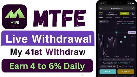MTFE Auto Trading platform || How to Withdrawal Usdt From MTFE to Binance || It