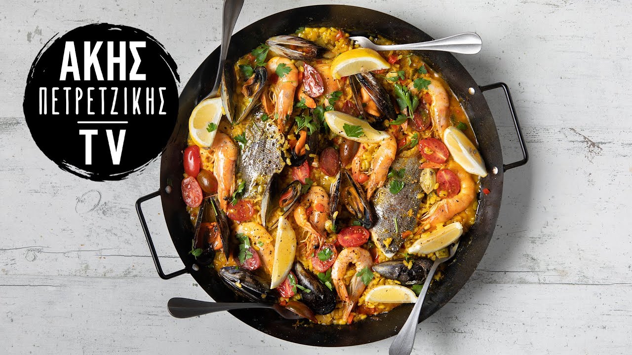 Παέγια με Θαλασσινά Επ. 60 | Kitchen Lab TV | Άκης Πετρετζίκης