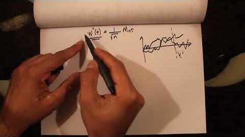 209(b) - Brownian Motion - Limiting Distribution of Scaled Random Walk