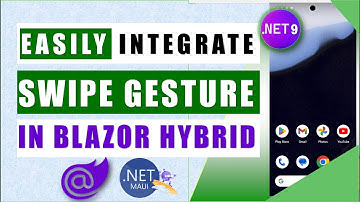 🚀Integrate Swipe Gestures in .NET 9 Blazor Hybrid Without XAML! | Master Swipe View with JavaScript🌟