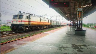 22121-Lokmanya Tilak Terminus Lucknow Char Bagh AC SF Express With AJNI WAP-7 #30499 22121-Lokmanya Tilak Terminus Lucknow Char Bagh AC SF Express With AJNI WAP-7 #30499