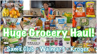 *New* Massive Two Week Grocery Haul🛒/Sams Club, Walmart, and Kroger/May 2022