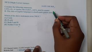 GATE CSE 2020