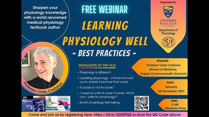 Talk on Learning Physiology Well: Best Practices by Prof Linda Costanzo