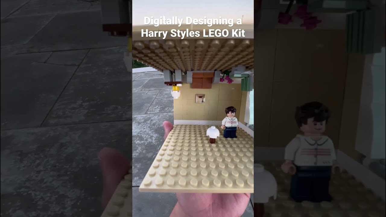 Digitally Designed a HARRY STYLES lego set lego harrystyles