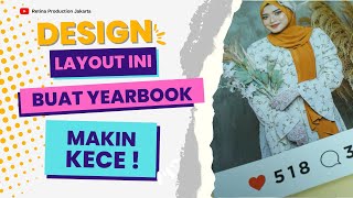 Desain Layout Buku Tahunan Sekolah Yearbook Design