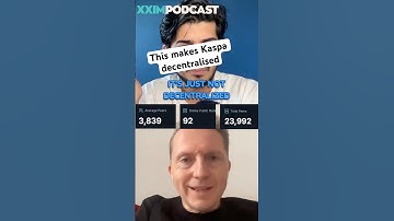 What makes Kaspa decentralised? #kaspa #crypto #blockchain