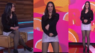 Gina Holguín Con Minifalda Y Pantimedias 24 De Enero De 2023