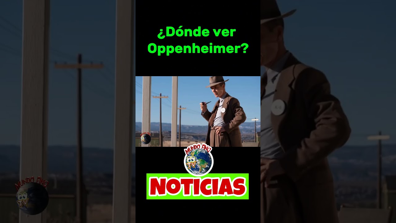 ✅ ¿Dónde ver Oppenheimer? 