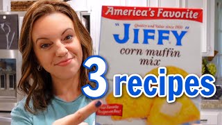 3 MORE JIFFY CORN MUFFIN RECIPES! | EASY RECIPES WITH JIFFY