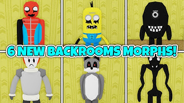 How to get ALL 6 NEW BACKROOM MORPHS in BACKROOMS MORPHS! - Roblox