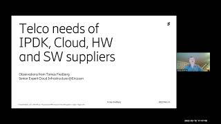 OPI Event - Telco needs of IPDK, Cloud, HW, and SW suppliers - Ericsson -Tomas Fredberg- Mar 16 2022